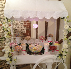 Truly Scrumptious Candy Cart